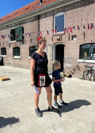 zomerpret bij de boer organisatie kinderen spelen ouderwets event