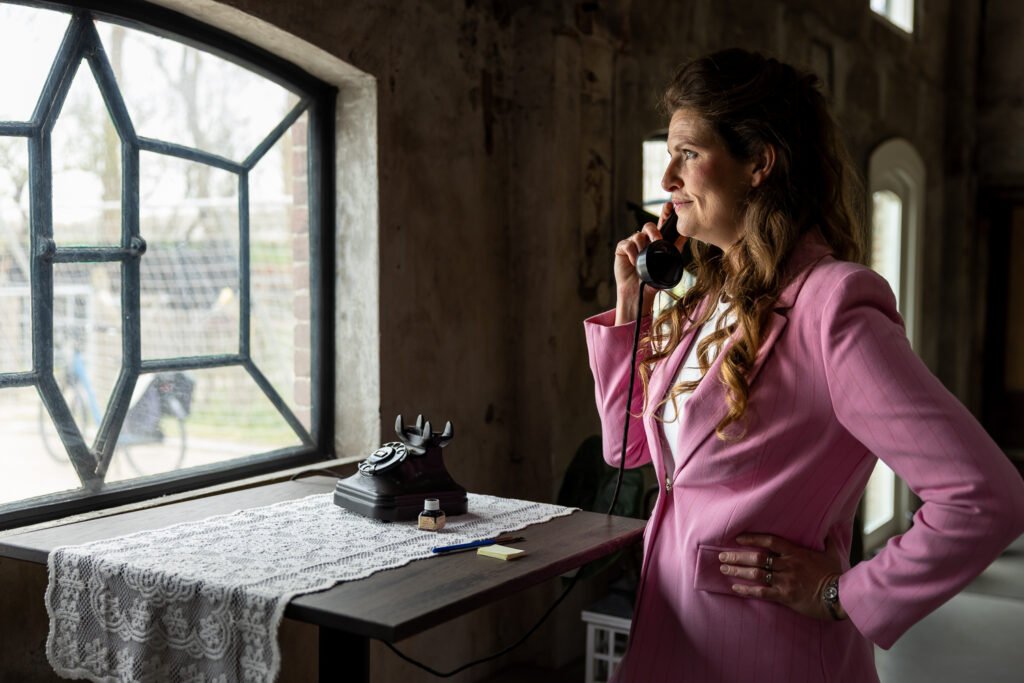 Contact Traditionele Media Telefoon Bellen Gesprek Sparringspartner